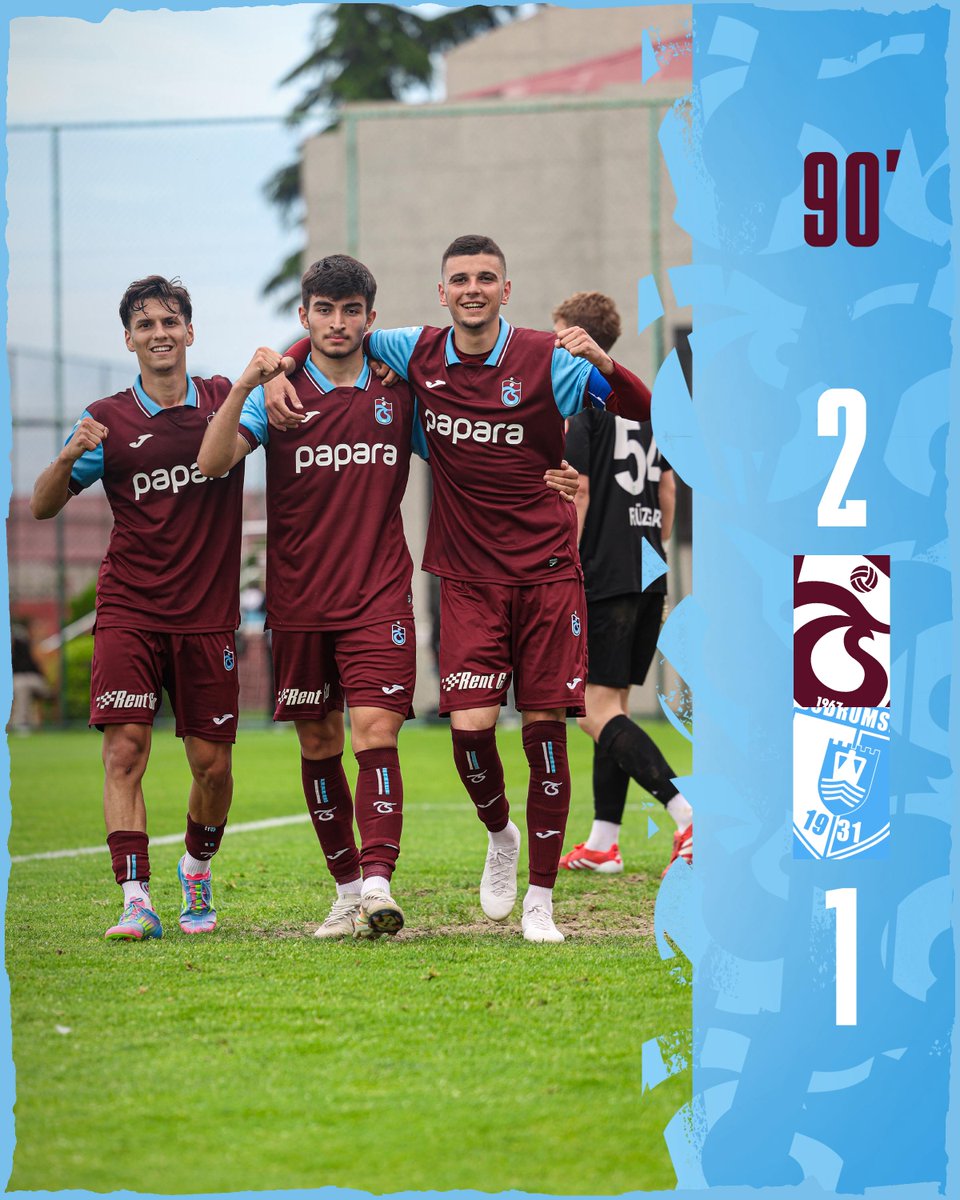 tsakademi's tweet photo. ⏱ 90' Karşılaşma sona erdi.
Trabzonspor 2-1 Sipay Bodrum FK #TSvBDR
⚽️ 25’ Ekrem Terzi
⚽️ 90+1’ Mustafa Ateş