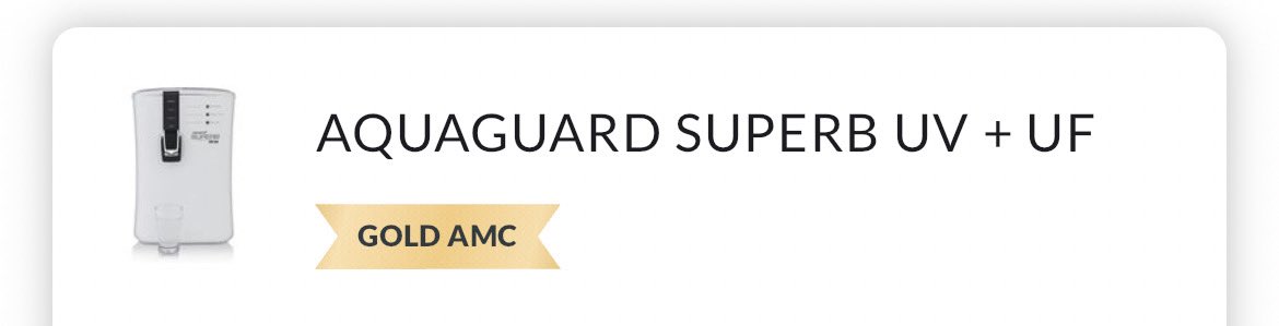 kaustubhghare's tweet image. Bought genuine AMC from @EurekaForbes for 2 years. #cheated on as received different product filters
My product: Aquaguard superb UV+UF
The filters provide: REVIVA NXT EA UV KIT
Is this a #scam from @EurekaForbes ? Or your vendors are scamming the customers? Please refund amount