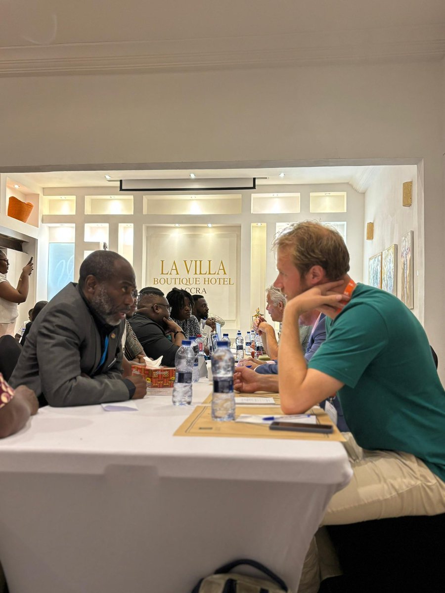 Kicking off the last day of the horti trade mission with a B2B matchmaking event at La Villa Boutique Hotel. The delegates are being introduced to Ghanaian counterparts and exploring mutual investment opportunities.
 
#TradeMission #FoodSecurity #NLGHPartnership #B2BMatchmaking