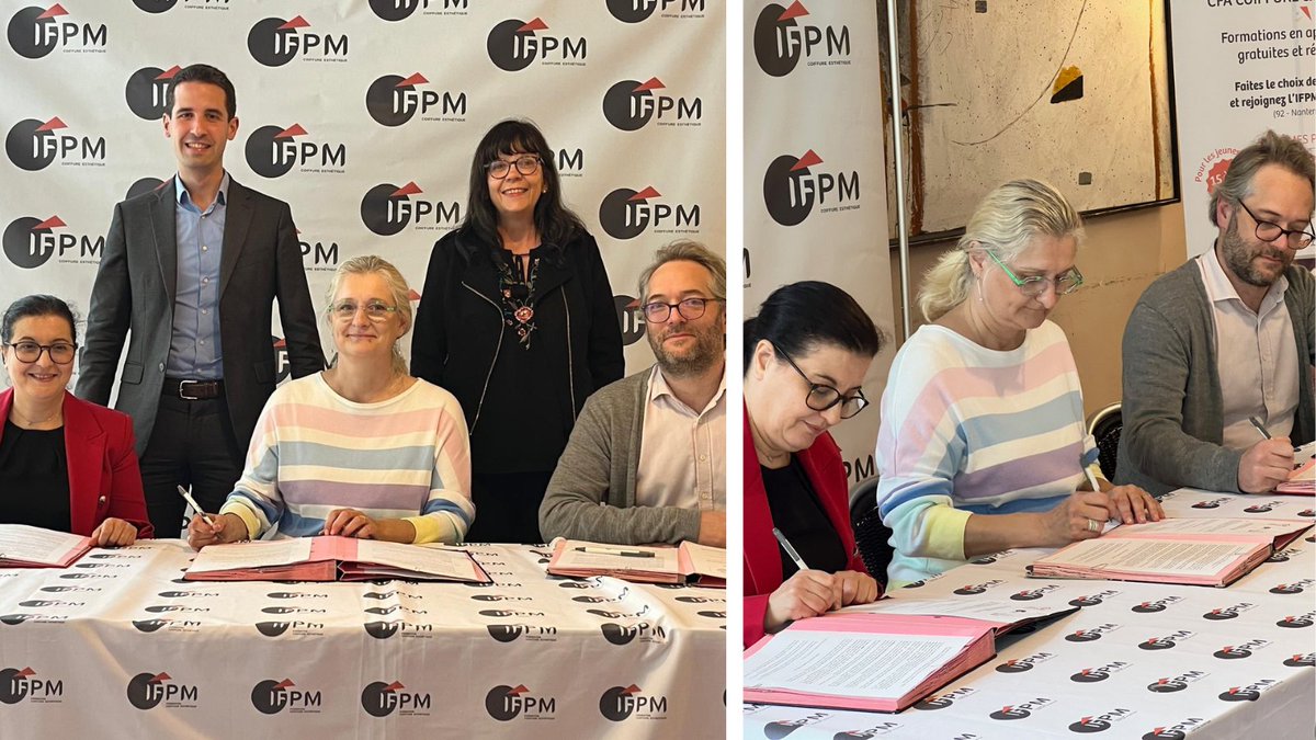 📸 Hier, une convention de partenariat a été signée entre la MLRDS, la <a href="/CMA92HDS/">CMA IDF - Hauts-de-Seine</a>  et l’ <a href="/Ifpm92/">IFPM de Nanterre</a>  !

Objectif : favoriser l’accès des jeunes aux métiers de la coiffure et de l’esthétique

Un grand merci à nos partenaires pour leur engagement aux côtés des jeunes du territoire 🙌