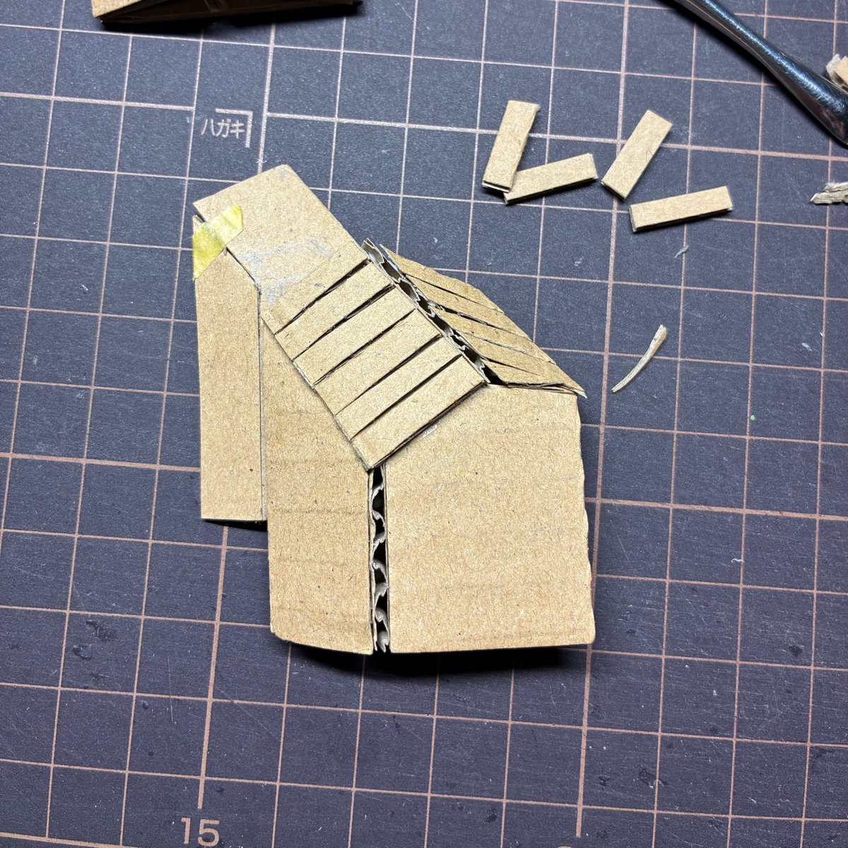 mbrid02's tweet image. 建物を作っていたら1ヶ月たっていました！ #ダンボール #cardboard