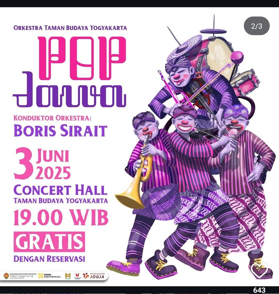 marsdeep07's tweet photo. info cancelan tiket orkestra pop jawa yg di tby tgl 3 dong pliss 😭🙏#orkestratamanbudayayogyakarta
#popjawa https://t.co/tCtmxuIhRB