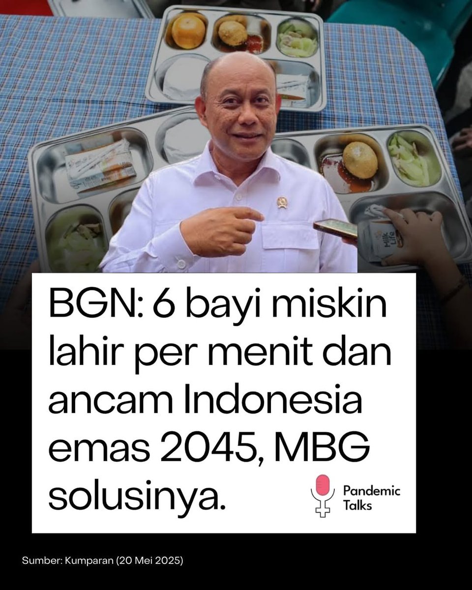 Aku gak pernah bosen bilang, 
Yang dibutuhkan masyarakat itu lapangan pekerjaan dengan gaji yang layak, bukan makan siang gratis dengan budget rp10.000.