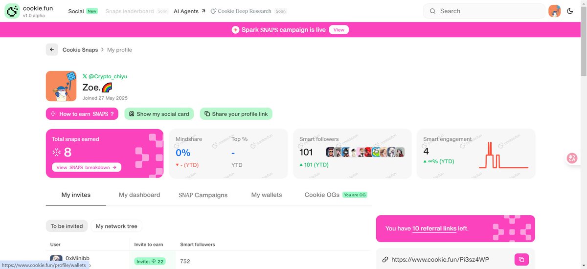 嘴撸趋势逐渐形成，无法避免只能顺应时代！

但是也并非什么项目都能嘴的，本质还是需要项目方有实力能发出来空投！

好项目（好台子）+yap=赚钱

最近新上的台子cookie <a href="/cookiedotfun/">Cookie DAO 🍪</a> ，还处在早期，值得参与研究！

Cookie背景
Cookie是所有 AI