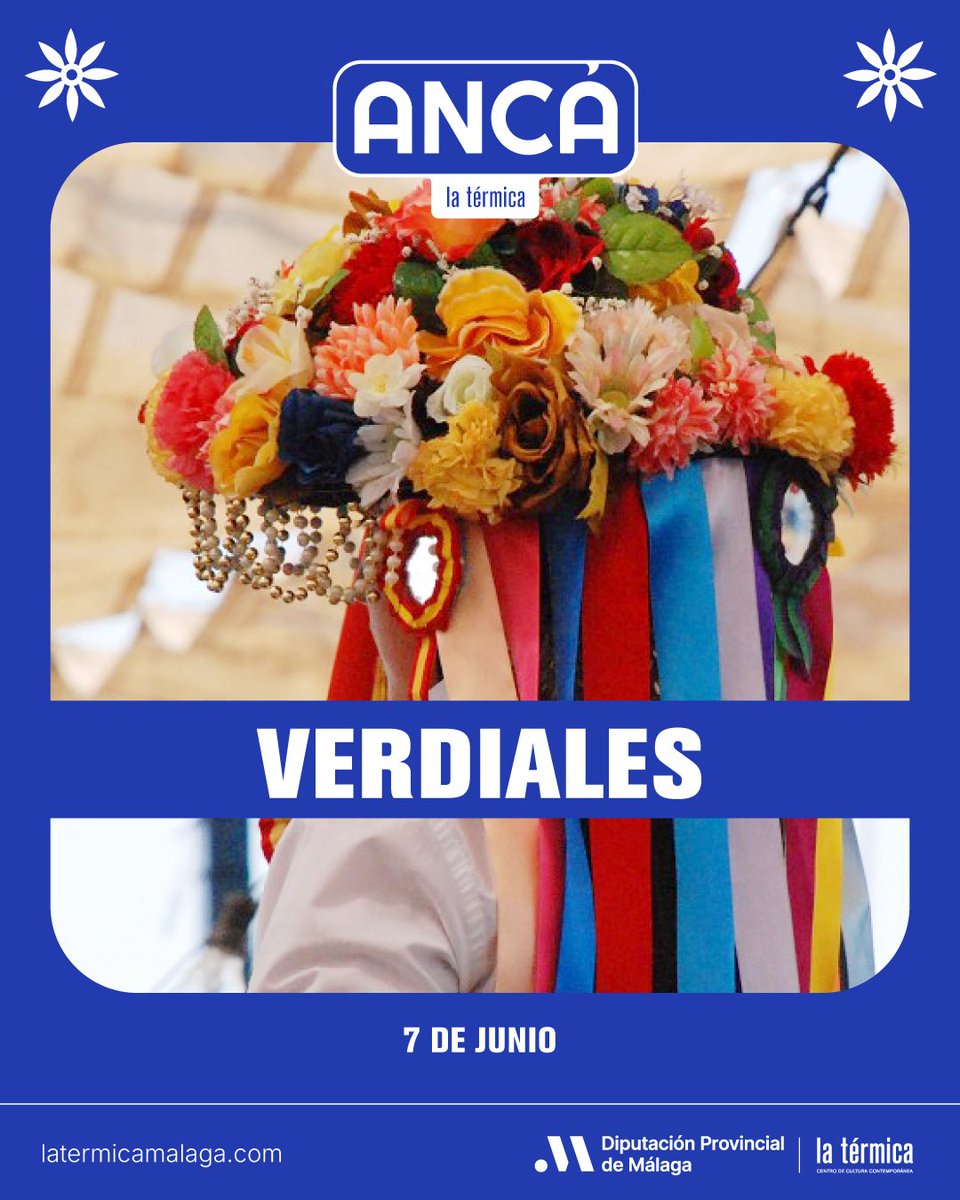 🎉 ANCÁ La Térmica está en marcha.

7 horas de juegos al aire libre, jazz, verdiales, talleres de moda y actividades para toda la familia.

🎟️ Entrada gratuita:
🧾 Online desde hoy
📍 Físicas: 30 mayo de 11:00 a 20:00 h en La Térmica

Entradas y programa: shorturl.at/lsPce