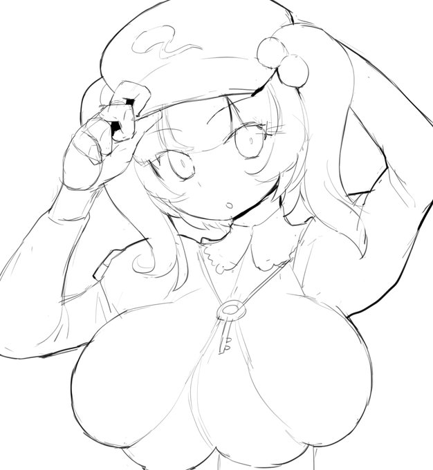 ツリ目のにとりを見かけて、いいなと思って自分で描こうと思ったんだけど…
やだもう、すっごいいつも通り! 