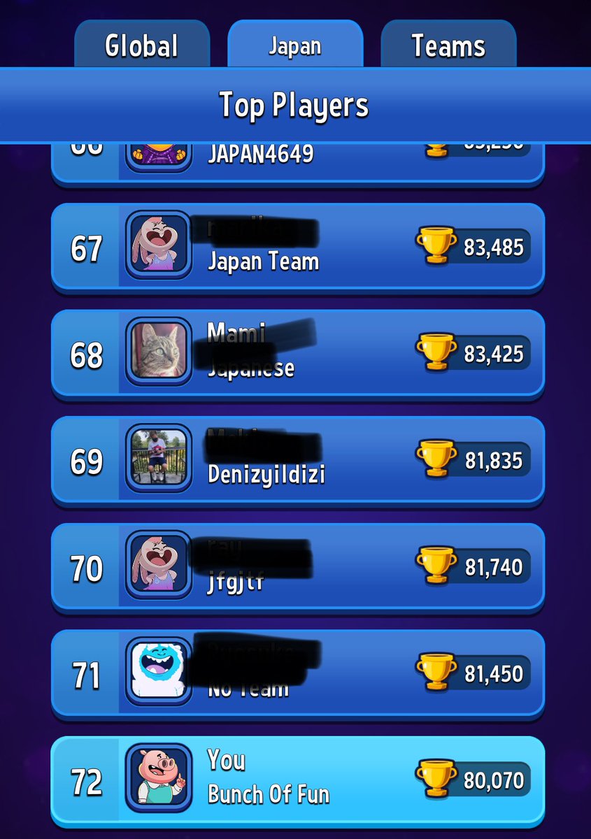 yt_yutong_1's tweet image. 日本人少なすぎだろww
#MatchMasters