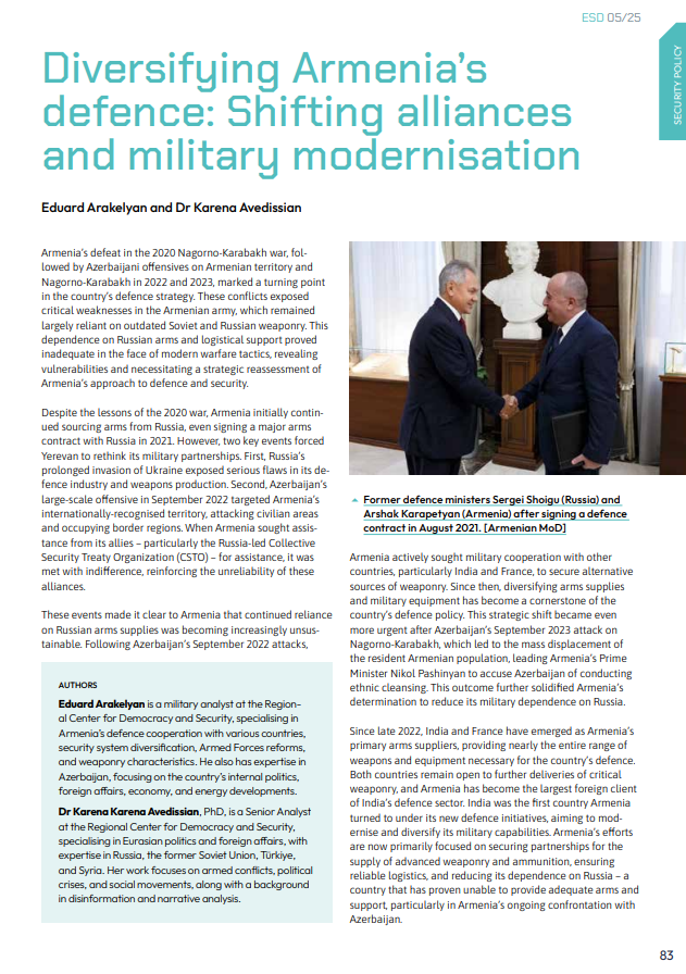 Regional Center for Democracy and Security tweet media