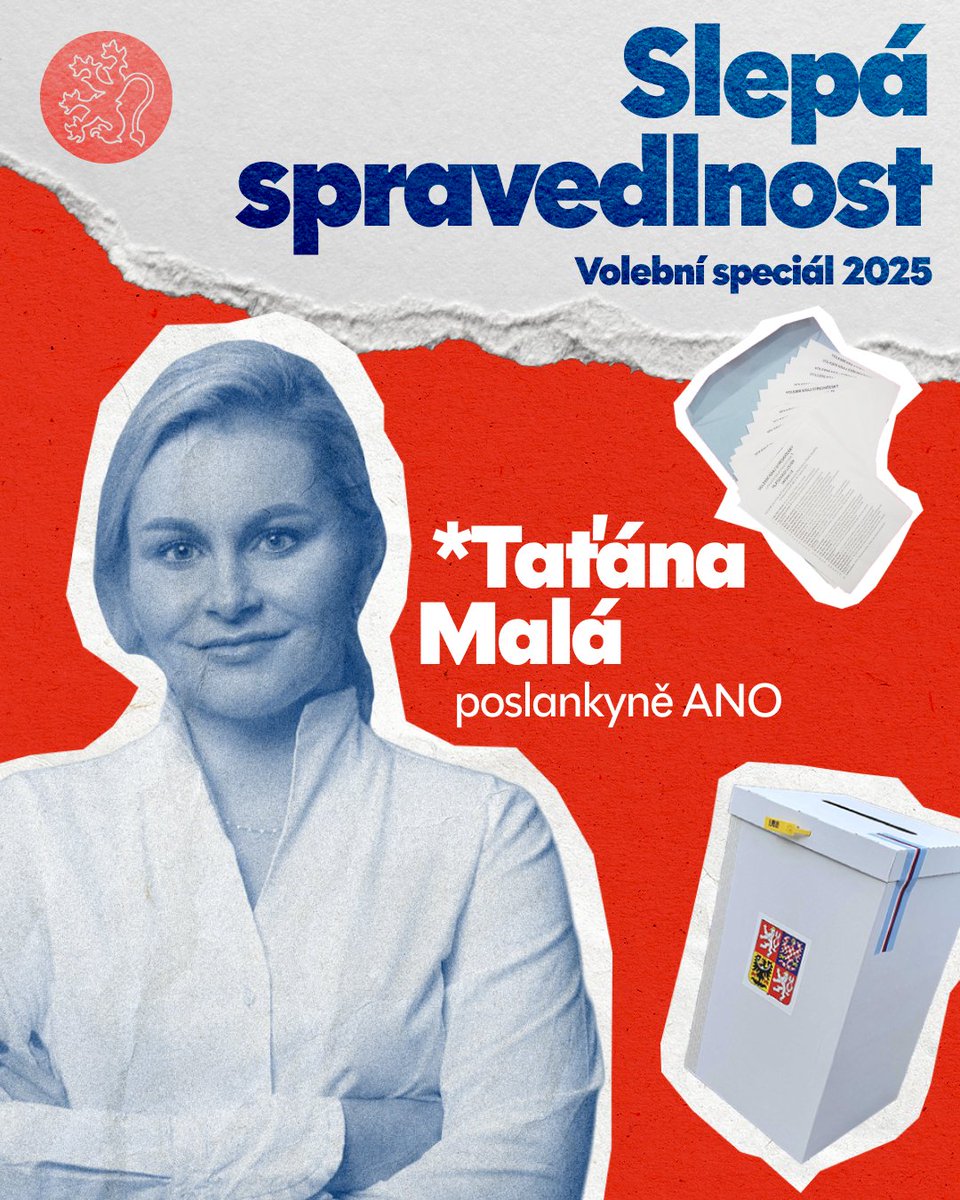 Slepá spravedlnost (@slspravedlnost) on Twitter photo „Ten, kdo někdy ublížil dětem, už s nimi nemá mít právo pracovat,“ říká <a href="/TatanaMala/">Taťána Malá</a>.
O dětském certifikátu, náhubkovém paragrafu a nečekaném hodnocení ministra Blažka mluvila <a href="/TatanaMala/">Taťána Malá</a> s <a href="/PetrToman62/">Petr Toman</a> a <a href="/simon_toman/">Šimon Toman</a> .
🎧 Celý díl najdete zde: youtu.be/eftg4jOQm4o – první „Ten, kdo někdy ublížil dětem, už s nimi nemá mít právo pracovat,“ říká <a href="/TatanaMala/">Taťána Malá</a>.
O dětském certifikátu, náhubkovém paragrafu a nečekaném hodnocení ministra Blažka mluvila <a href="/TatanaMala/">Taťána Malá</a> s <a href="/PetrToman62/">Petr Toman</a> a <a href="/simon_toman/">Šimon Toman</a> .
🎧 Celý díl najdete zde: youtu.be/eftg4jOQm4o – první