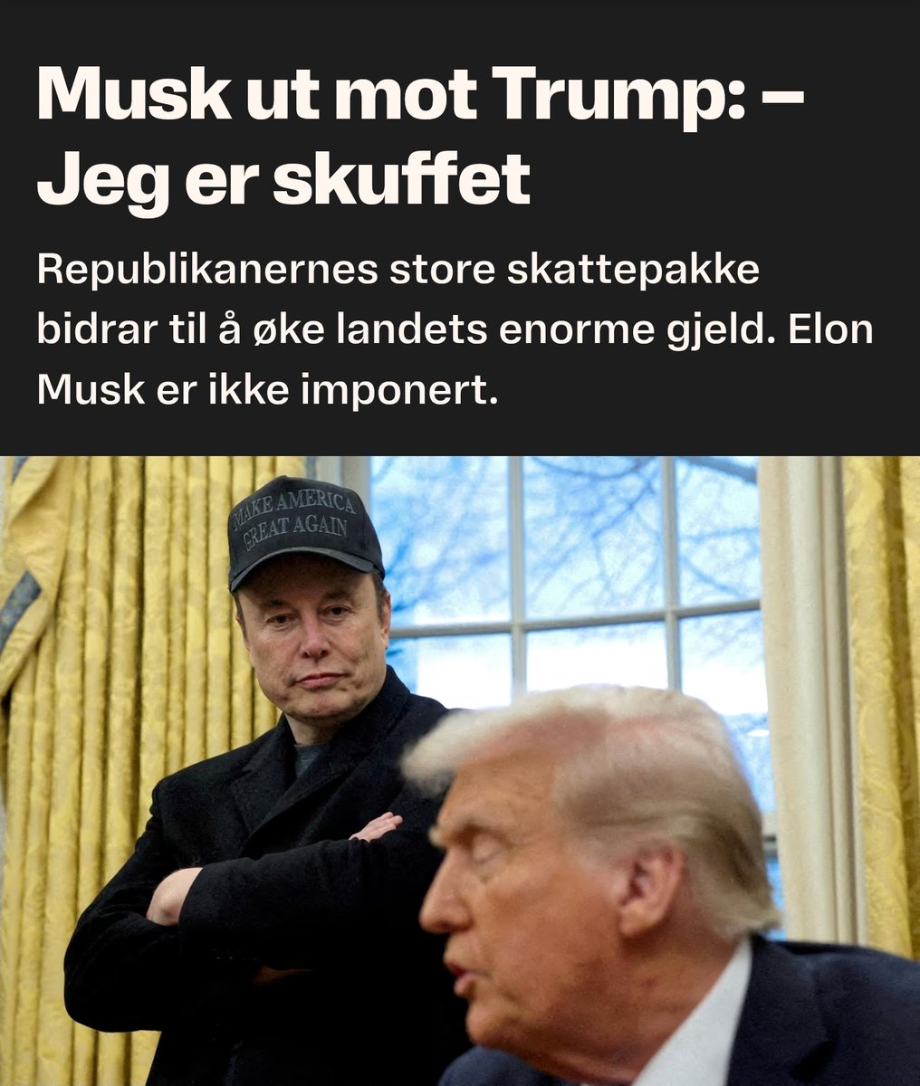 Jøss, så DOGE skulle egentlig bare gjøre det mulig å få igjennom en skattepakke for de rikeste?