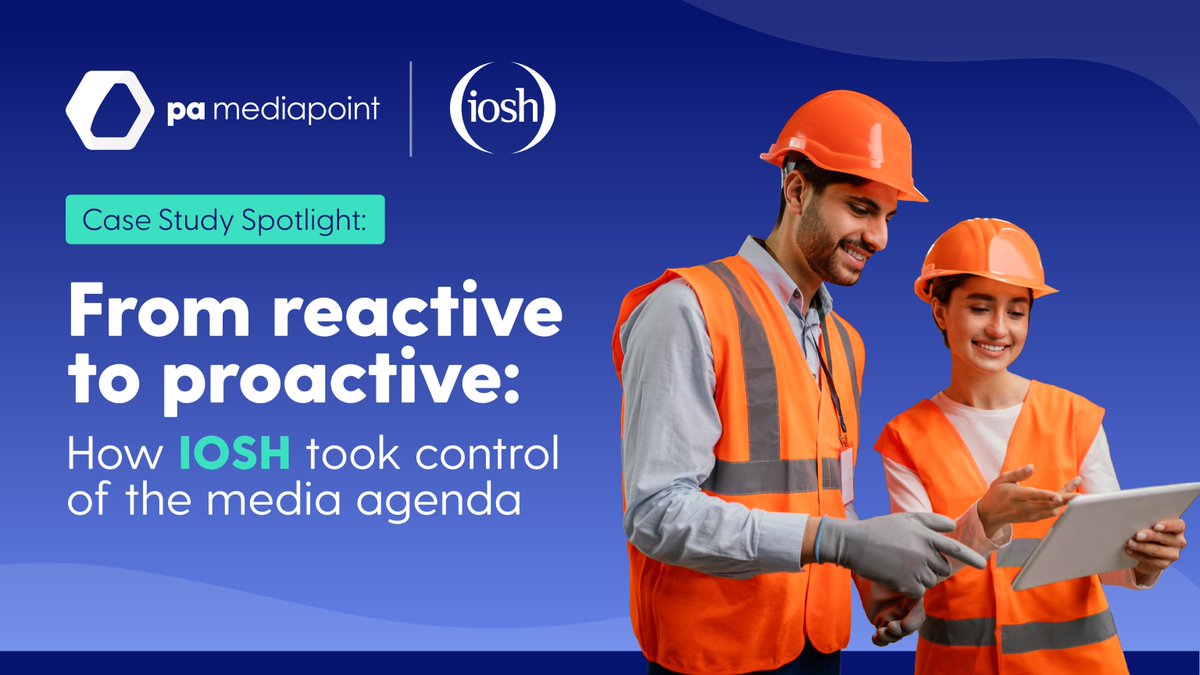 Sometimes, all it takes is the right tools to go from playing catch-up to leading the conversation.
That’s exactly what IOSH did with PA Mediapoint. pa.media/pa-mediapoint/…
 #IOSH #MediaStrategy #PublicRelations #NationalCoverage #IndustryInsights