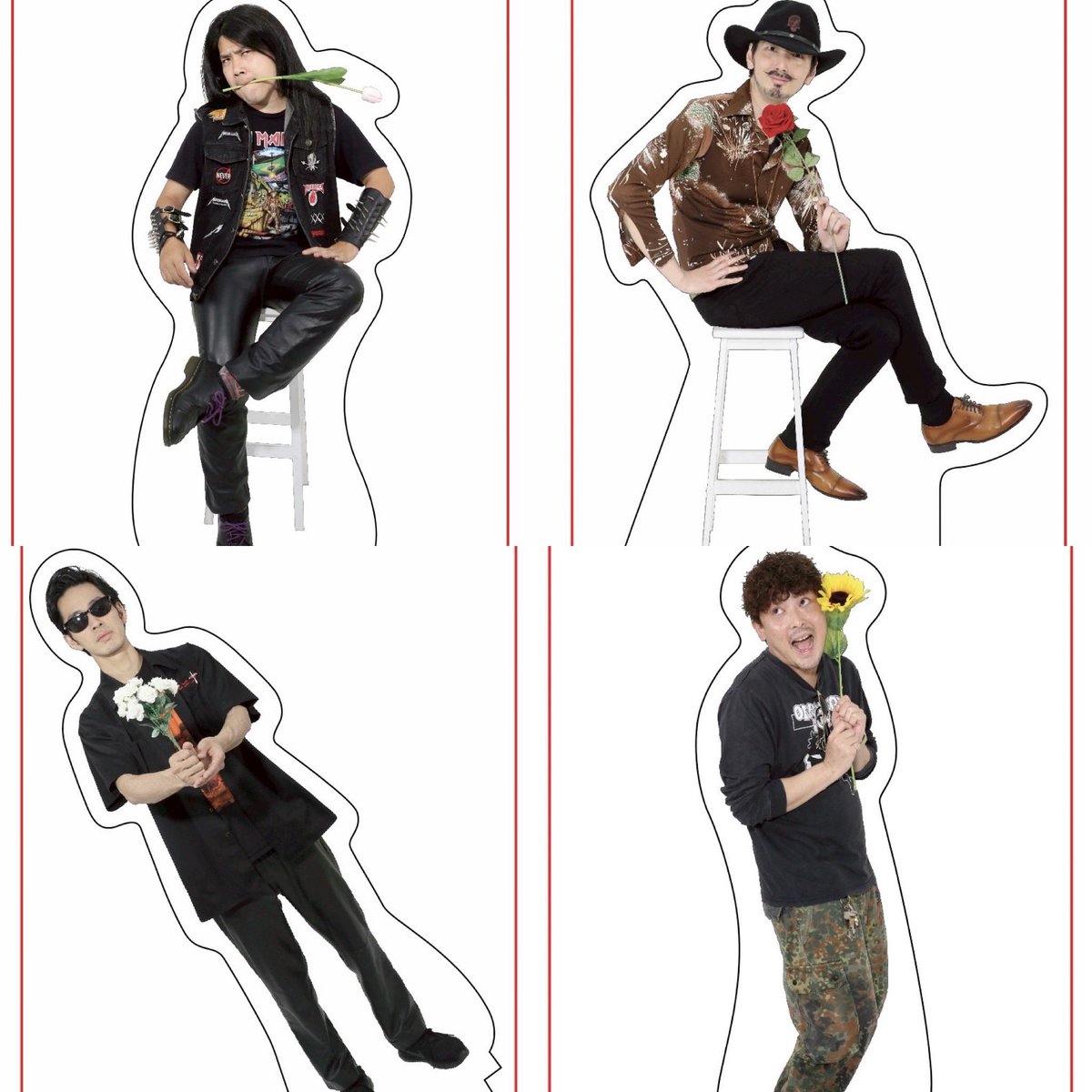 HMTのアクスタが完成！

各メンバー10個ずつなので欲しい方はお早めに。
5/30,6/3のライブで販売します！

#芸人メタル