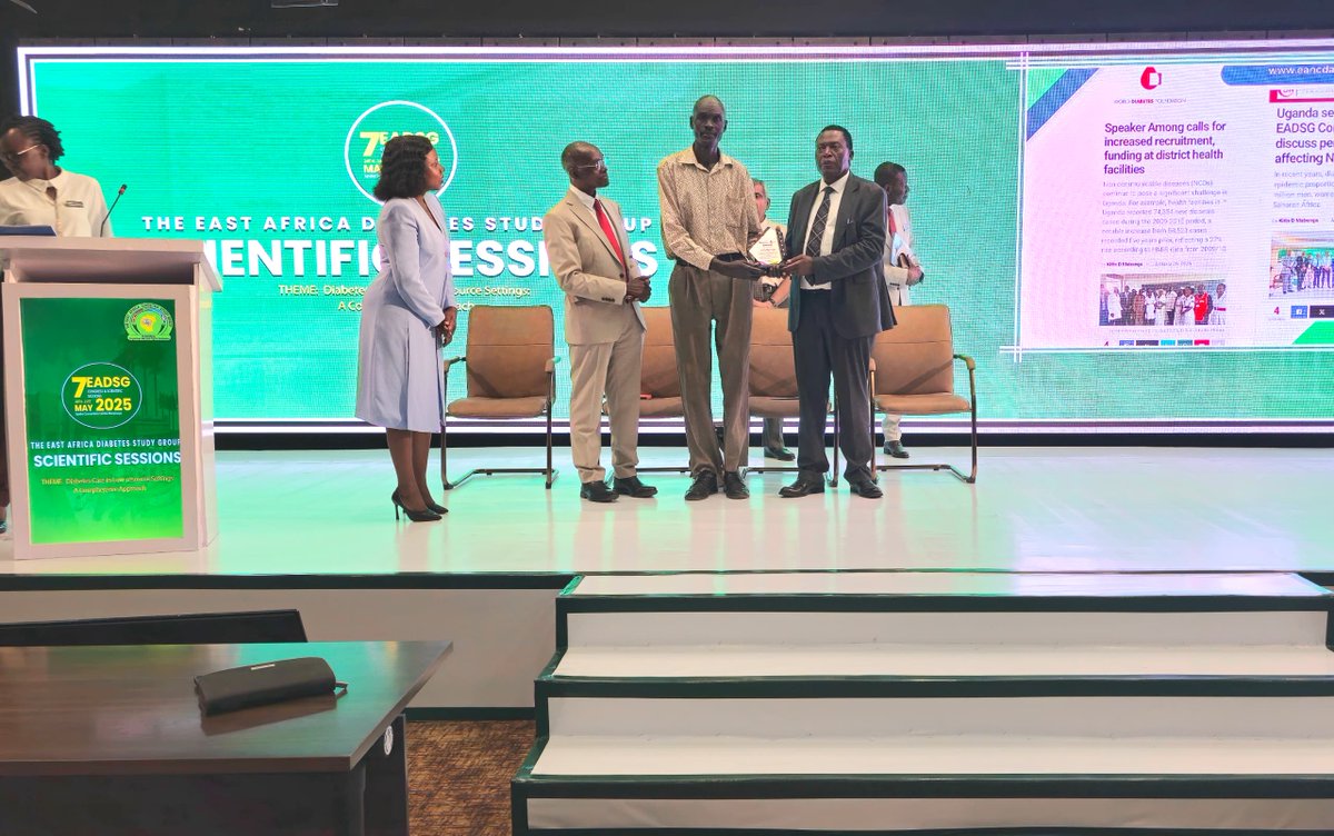 UncdaUg's tweet photo. We’re proud to have participated in the Media awarding ceremony for the incredible individuals we recently trained! 🌟Congratulations to Kitts Mabonga - Journalist & Henry Matovu - Film director. 💪#SMCE Project @WorldDiabetesF @eancdalliance @ncdalliance https://t.co/x6JFNRUOzM