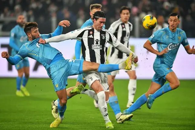 TipsPortalAsia's tweet photo. Juventus win away against Venezia

Juventus equalised to make it 1-1, when Kenan Yıldız found the net, with an assist by Andrea Cambiaso , in the 25th minute.

Read More: https://t.co/HJOINrq3so

#TipsPortal #footballskills #venezia #juventus https://t.co/X3B5ZlKYk6