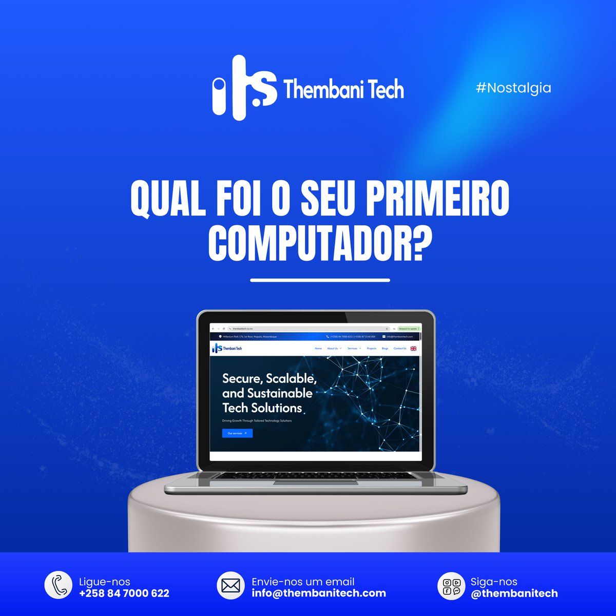 ThembaniTech's tweet photo. IBM, Windows 98, Mac... Conte-nos nos comentários qual foi o seu primeiro computador e o seu jogo favorito na época!

#Technology #Nostalgia #Computers #ThembaniTech https://t.co/LcnYrku8Ar