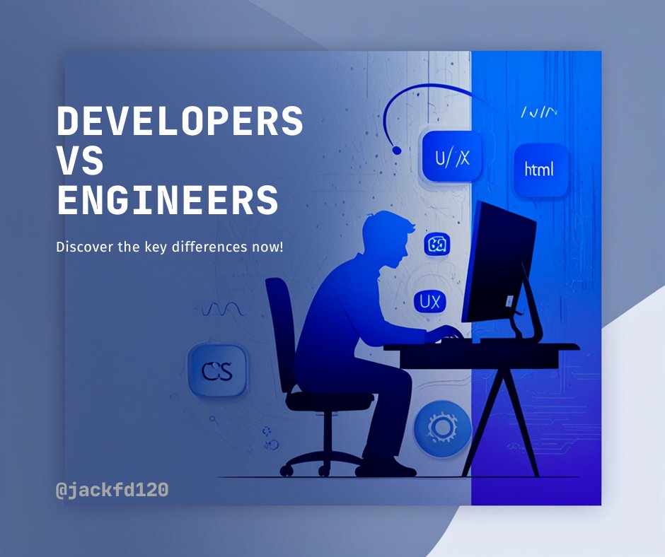 jackfd120's tweet image. 🚀Frontend Developer vs Frontend Engineer — same thing? Not quite.
🔍Unpack the differences &amp;amp; level up your tech know-how!
👉[medium.com/@jackfd120/fro…] 

#WebDev #Frontend #CodingCareers