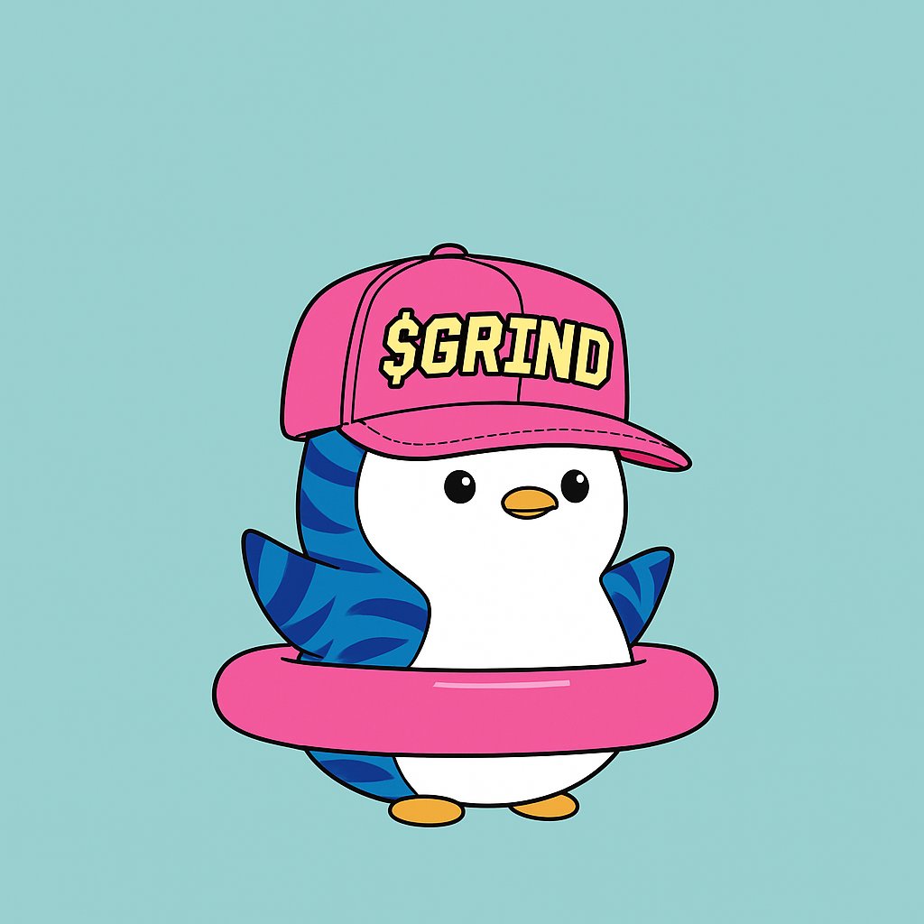 Lil guy switched his hats and is now rocking this sexy cap. <a href="/Pons_ETH/">Pons Asinorum</a> <a href="/GrindTheCoin/">$Grind</a>