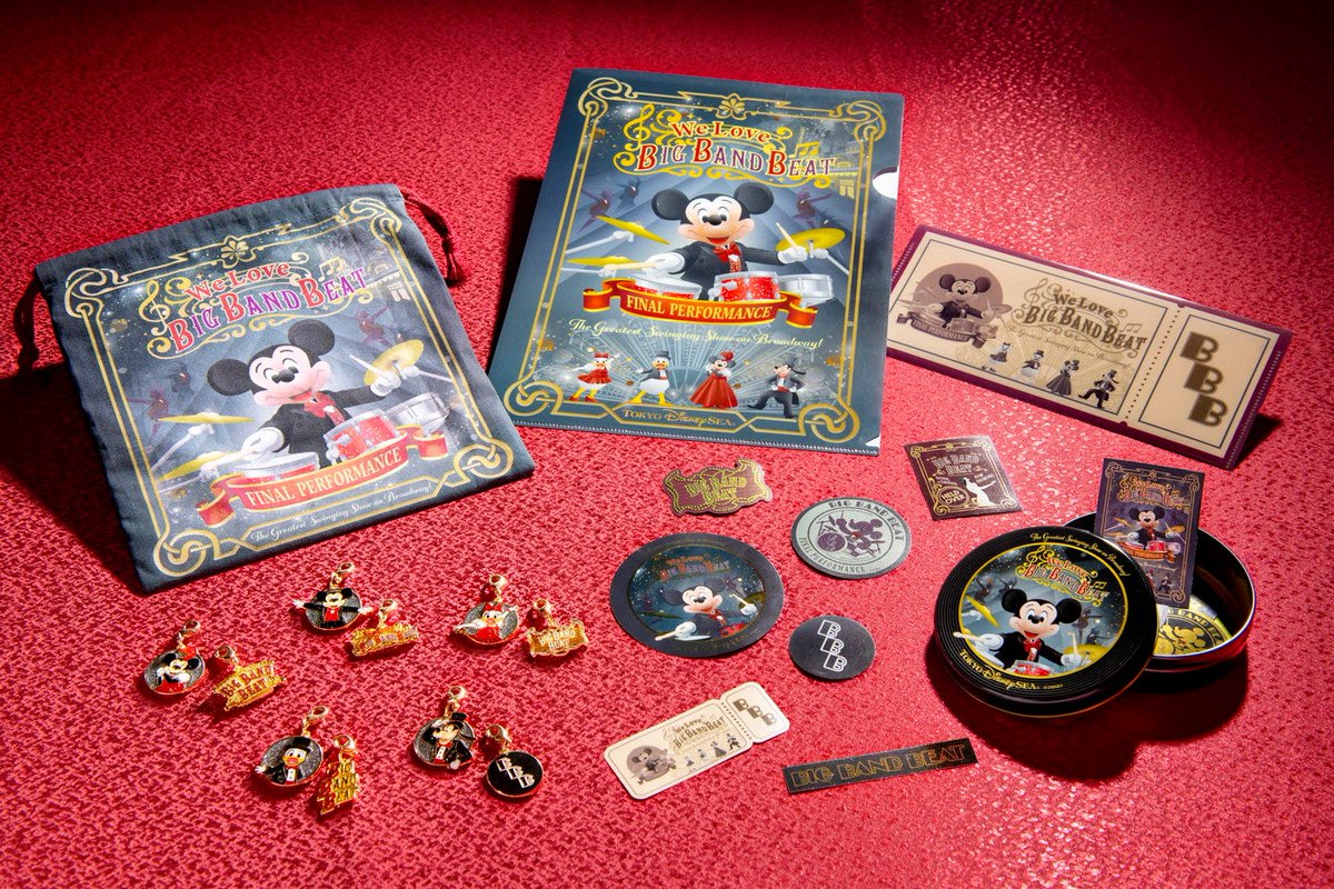 東京ディズニーシー「ビッグバンドビート」の新作グッズ🎸🎵 🥁ジャズ