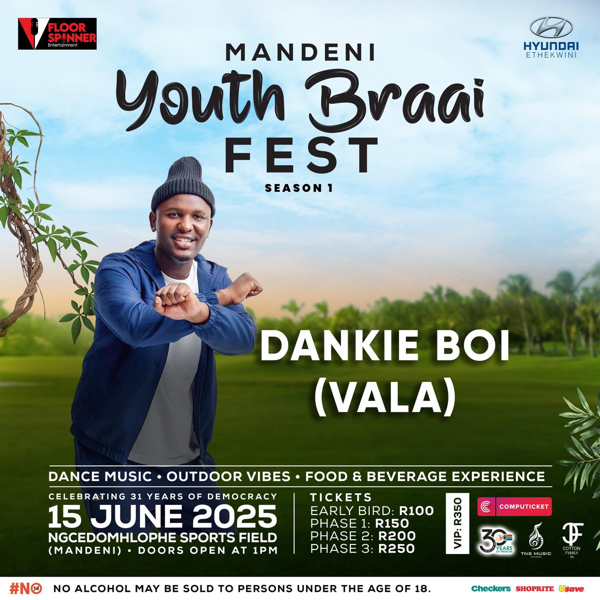 djmngadi's tweet photo. The first annual #MandeniYouthBraaiFestival 15 June 2025 .. but your ticket today @Computicket @Shoprite_SA 🚨🚨🚨 https://t.co/tH6HRzjShB