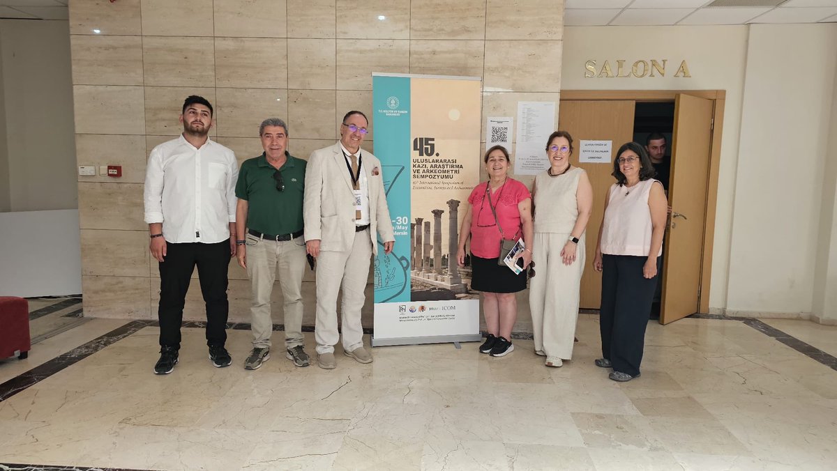 Mersin Üniversitesi’nde düzenlenen 45. Kazı, Araştırma ve Arkeometri Sempozyumunda dostlarımızla hasret giderdik