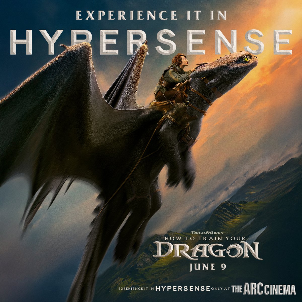 Are you ready to be a dragon hunter? Tickets to #HowToTrainYourDragon in HYPERSENSE are on sale now 🐉 arccinema.ie/whatson/hypers… Experience it with immersive Dolby Atmos surround sound, luxury recliner seating, 4K laser projection and giant wall-to-wall screen