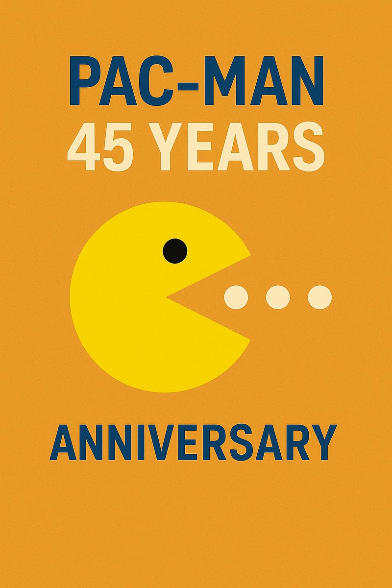 Zona_Random_AS's tweet photo. 🎉 Ontem celebramos um ícone dos videojogos!
🟡👻 PAC-MAN continua a comer pontos e a fugir de fantasmas como ninguém!
Lançado em 1980, revolucionou o mundo dos arcades e conquistou gerações!
Qual a tua memória favorita com Pac-Man?
#PacMan #RetroGaming #AniversárioPacMan #gamer https://t.co/hQTHimbQrn