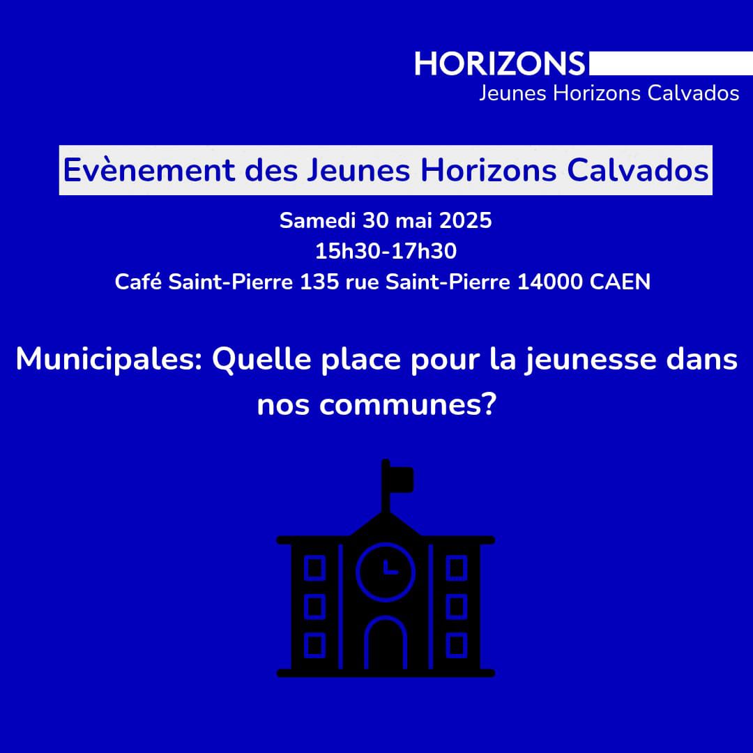 Horizons Calvados (@horizoncalvados) on Twitter photo 🔵⚪️ Parce que les jeunes ont leur rôle à jouer !
<a href="/HorizonsLeParti/">Horizons</a>, le parti de la jeunesse. <a href="/HorizonsJeunes/">Horizons Jeunes</a>
<a href="/EPhilippe_LH/">Edouard Philippe</a>
Venez nombreux ! 🔵⚪️ Parce que les jeunes ont leur rôle à jouer !
<a href="/HorizonsLeParti/">Horizons</a>, le parti de la jeunesse. <a href="/HorizonsJeunes/">Horizons Jeunes</a>
<a href="/EPhilippe_LH/">Edouard Philippe</a>
Venez nombreux !