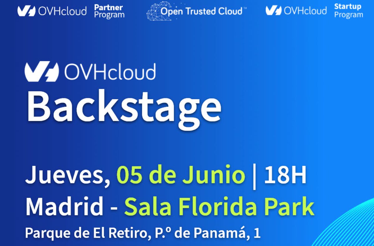 SOLTECSIS's tweet image. El próximo jueves 5 de Junio, en Madrid, participaremos en el #Backstage de OVHcloud en una mesa redonda sobre virtualización en la cual nuestra participación estará orientada a #Proxmox VE de Proxmox Server Solutions.

linkedin.com/feed/update/ur…