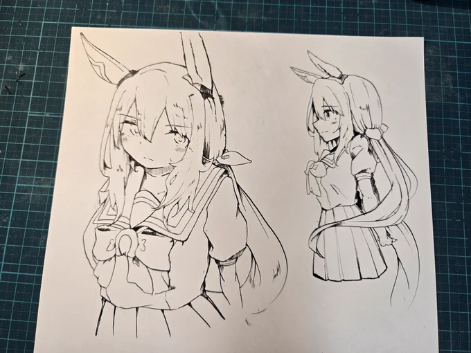 アナログでの漫画の描き方をやってみたくなり、丸ペンとGペン買ってきました 