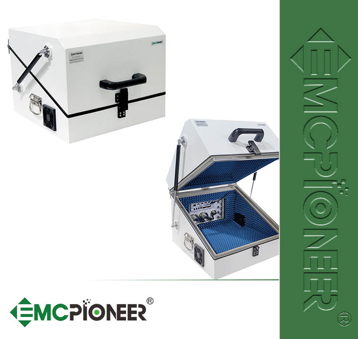 EMCPIONEER_EMC's tweet photo. ✅ RF Shielding Box —a powerful, practical solution for RF testing and electromagnetic compatibility (EMC) control.
✅ Flexible sizes for handhelds to large modules
✅ RF absorber to reduce reflections
✅ Filtered I/O ports
✅ EMI gaskets
✅ Honeycomb vent with fan for heat https://t.co/HTnWf2yPhb