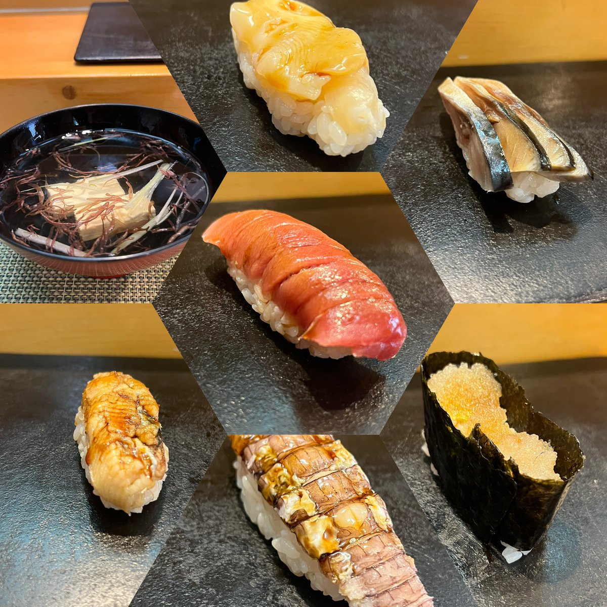 CXOBANK's tweet image. 待ちに待った夜ごはん。ここは宮城県石巻市にあるコスパ最強の某寿司店。金華握り2,970円を注文。すると8貫＋鯨の刺身まで。ほぼ全て地元のネタ。中でもシャコ（オス）とミョウバン無添加ムラサキウニは寿司屋の私も脱帽レベル。我慢できず更に石巻産シャコと石巻産赤貝を追加。追加のシャコを子持ち（…