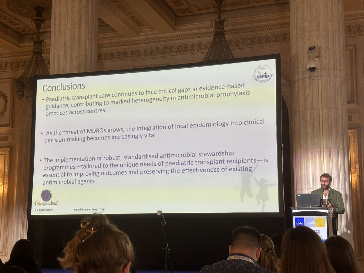 Samuel Arthur Rhedin (@rhedinsamuel) on Twitter photo Daniele Dona highlighting the importance of considering local epidemiology for recommendations on ABx prophylaxis at #ESPID2025 <a href="/ESPIDsociety/">ESPIDSociety</a> #ESPIDambassador Daniele Dona highlighting the importance of considering local epidemiology for recommendations on ABx prophylaxis at #ESPID2025 <a href="/ESPIDsociety/">ESPIDSociety</a> #ESPIDambassador