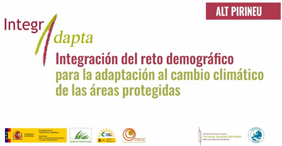 EUROPARC-España (@redeuroparc) on Twitter photo Vídeo Alt Pirineu. Integración del reto demográfico para la adaptación al cambio climático
youtu.be/e6lfmOLBjHo #integradapta
INTEGRADAPTA con el apoyo
<a href="/FBiodiversidad/">Fundación Biodiversidad</a>
<a href="/mitecogob/">Transición Ecológica y Reto Demográfico</a>
#ProyectosFB
+INFO: fungobe.org/integradapta/
+VIDEOS DEL PROYECTO
fungobe.org/integracion-de… Vídeo Alt Pirineu. Integración del reto demográfico para la adaptación al cambio climático
youtu.be/e6lfmOLBjHo #integradapta
INTEGRADAPTA con el apoyo
<a href="/FBiodiversidad/">Fundación Biodiversidad</a>
<a href="/mitecogob/">Transición Ecológica y Reto Demográfico</a>
#ProyectosFB
+INFO: fungobe.org/integradapta/
+VIDEOS DEL PROYECTO
fungobe.org/integracion-de…