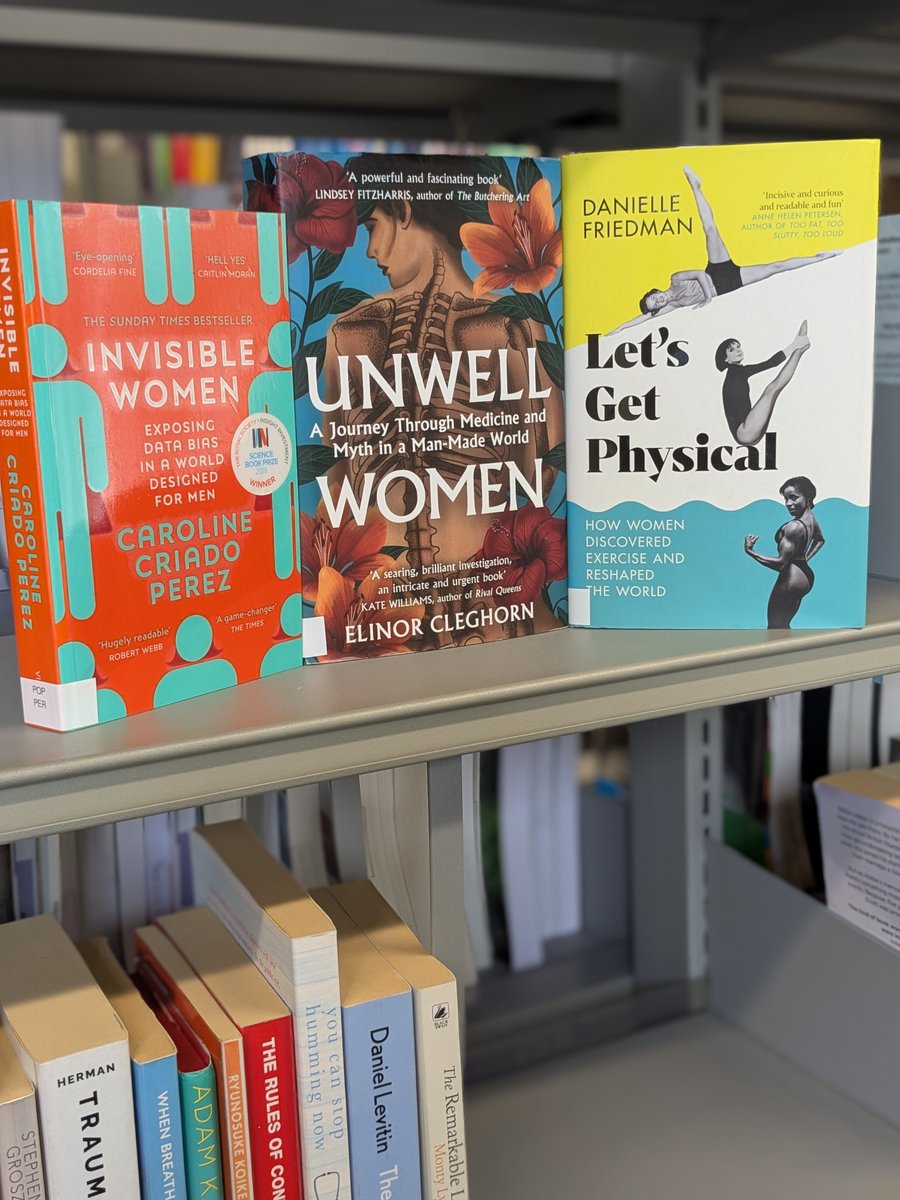 A picture of some of our women's health books  📸

We've got a wide selection of books on women's health covering everything from the menopause to exercise.