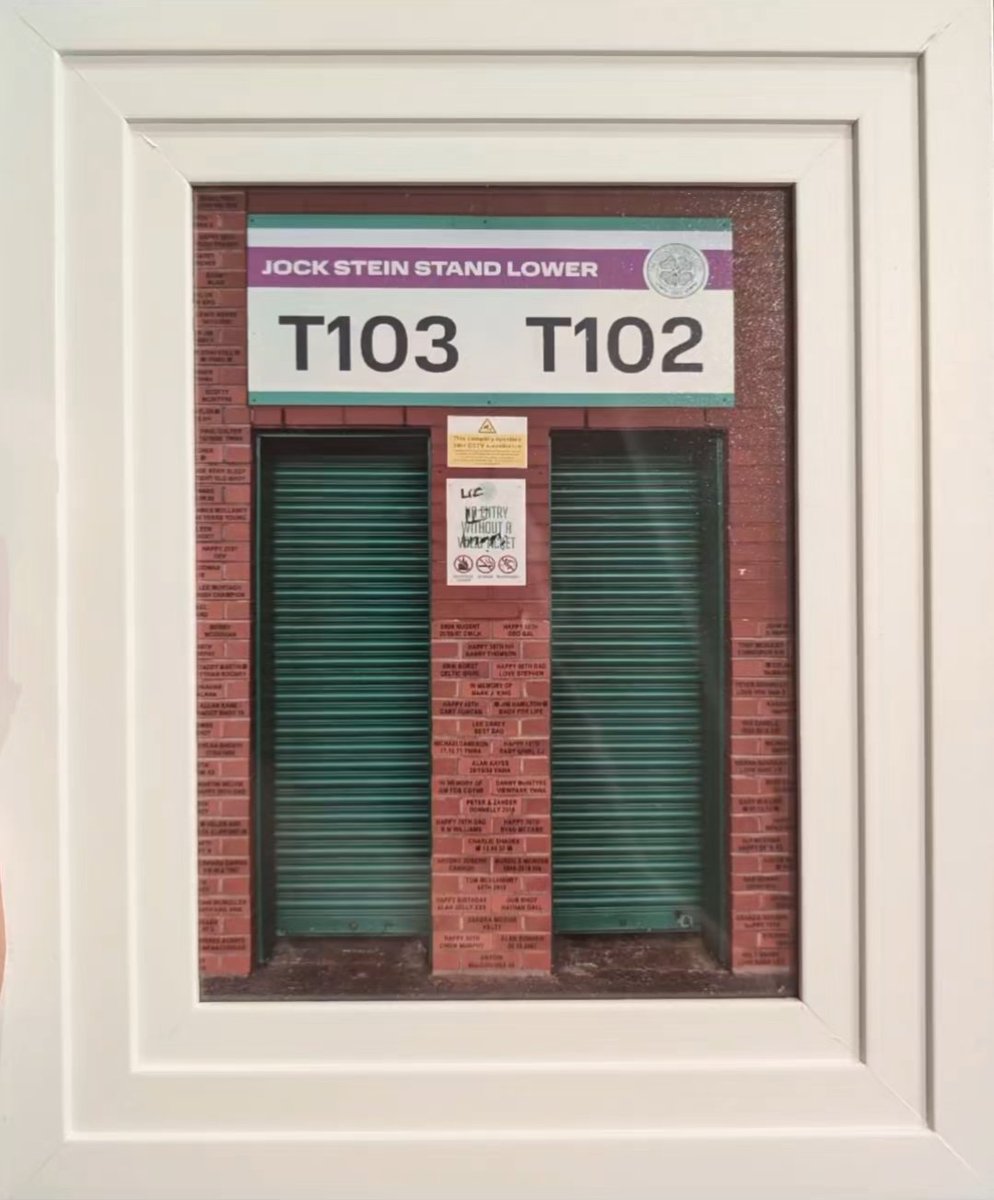 l23_photography's tweet image. 🚨🚨🚨CELTIC GIVEAWAY 🚨🚨🚨
Time to giveaway a framed Celtic Park Turnstile Photograph - 11 x 9 in size and all gates available - To enter LIKE &amp;amp; RE-POST this post - comp will run till 04/06/25 - Good luck 🍀 #thatsmygate #celtic #free #spl #celticpark #scotland #giveaway