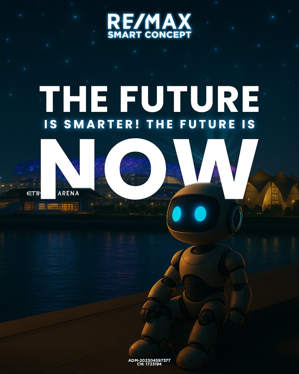 SmartConceptRe2's tweet image. We’re evolving🚀
Powered by cutting-edge artificial intelligence, we’re transforming how you buy, sell, and experience property. 

The future is smarter. The future is now. Welcome to a new era. 🚀🏡

#SC_AIRealty #SmartRealEstate #PropTechRevolution #Remaxsmartconcept