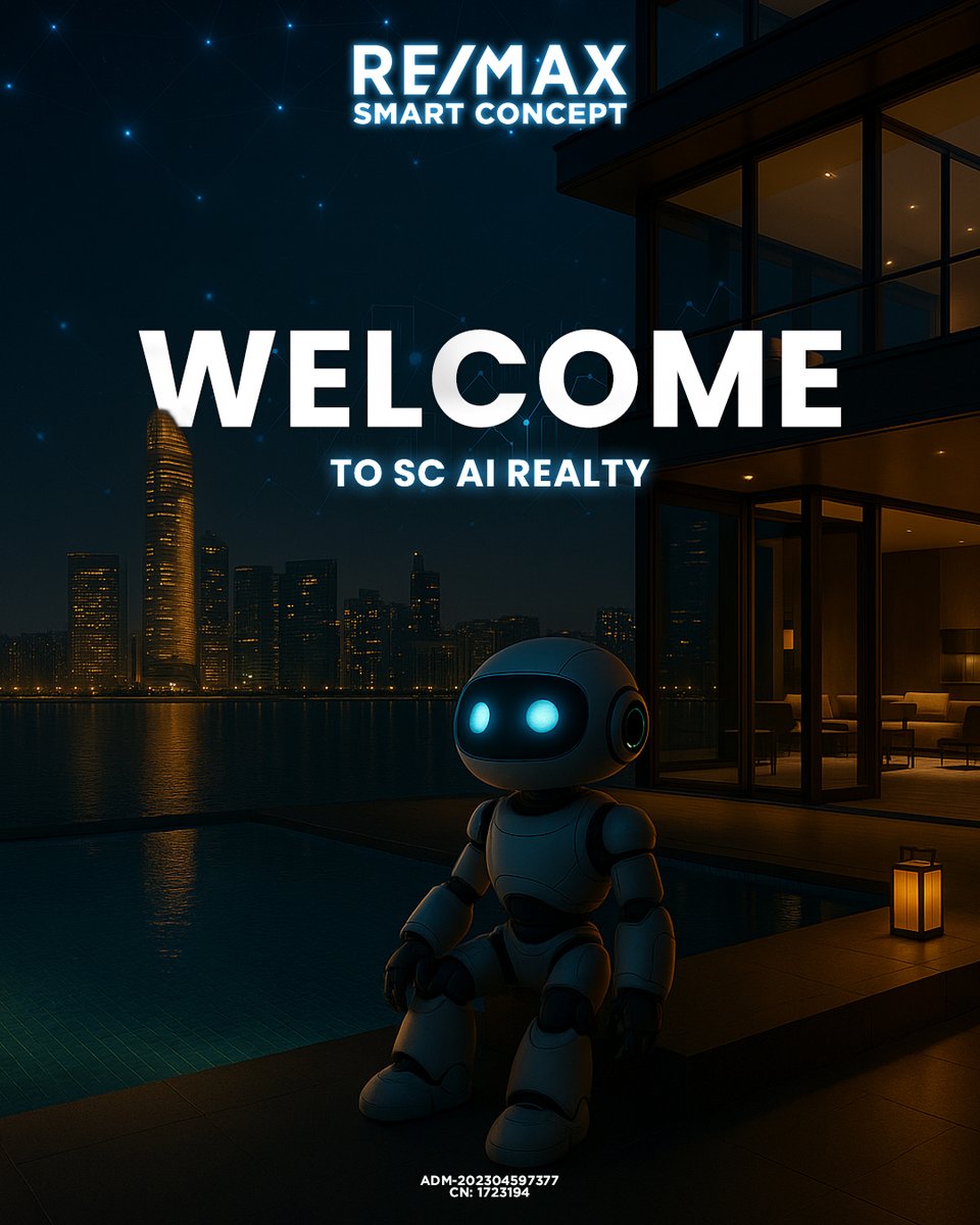 SmartConceptRe2's tweet image. We’re evolving🚀
Powered by cutting-edge artificial intelligence, we’re transforming how you buy, sell, and experience property. 

The future is smarter. The future is now. Welcome to a new era. 🚀🏡

#SC_AIRealty #SmartRealEstate #PropTechRevolution #Remaxsmartconcept
