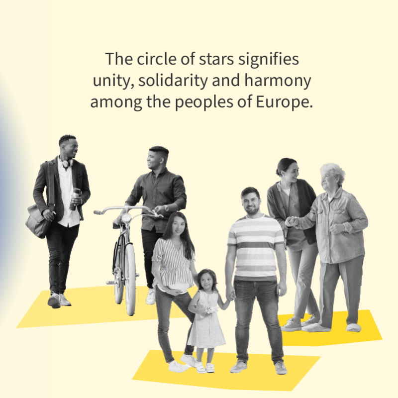 EUCouncil's tweet photo. 🇪🇺 #OnThisDay 39 years ago, the EU’s 12-star flag was raised for the first time outside the @EU_Commission building in Brussels.

Today, it stands as one of the most recognisable symbols of European unity and identity.

Curious to know more about its history and meaning? ⬇️