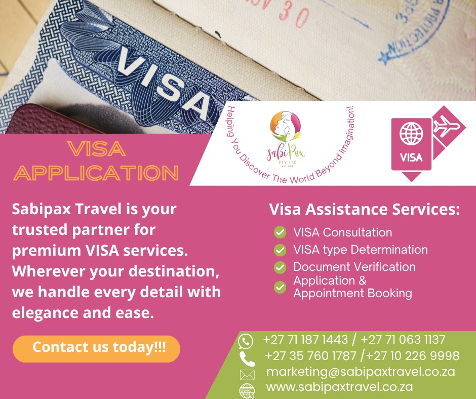 sabipaxtravel's tweet photo. Visa Stress? We’ve Got This!
Do you need a visa but don’t know where to begin? Sabipax Travel takes the hassle out of the process—so you can focus on packing, not paperwork!
#VisaMadeSimple #TravelWithSabipax #NoMoreVisaWorries #ExploreWithEase #SabipaxTrave
#visaapplication https://t.co/2sdA4Py9cB