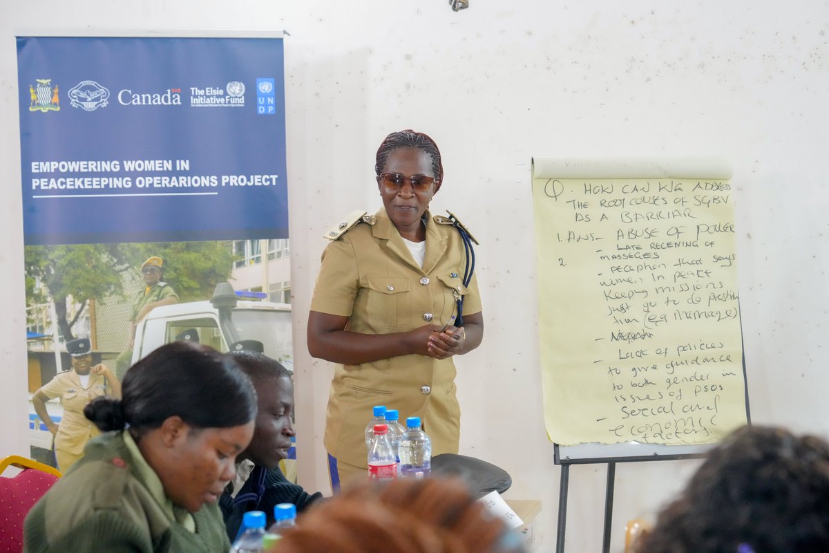 UNDPZambia's tweet photo. Respect, dignity &amp; accountability — core messages on Day 2 of Mpika Districts’ Sexual &amp; Gender Based Violence #SGBV training.   Thanks to our partner

@CanadaZambia
for supporting #EmpowerTheProtectors, providing #JusticeForSurvivors &amp;  helping to #EndSGBV. https://t.co/ggMLqy97Ut