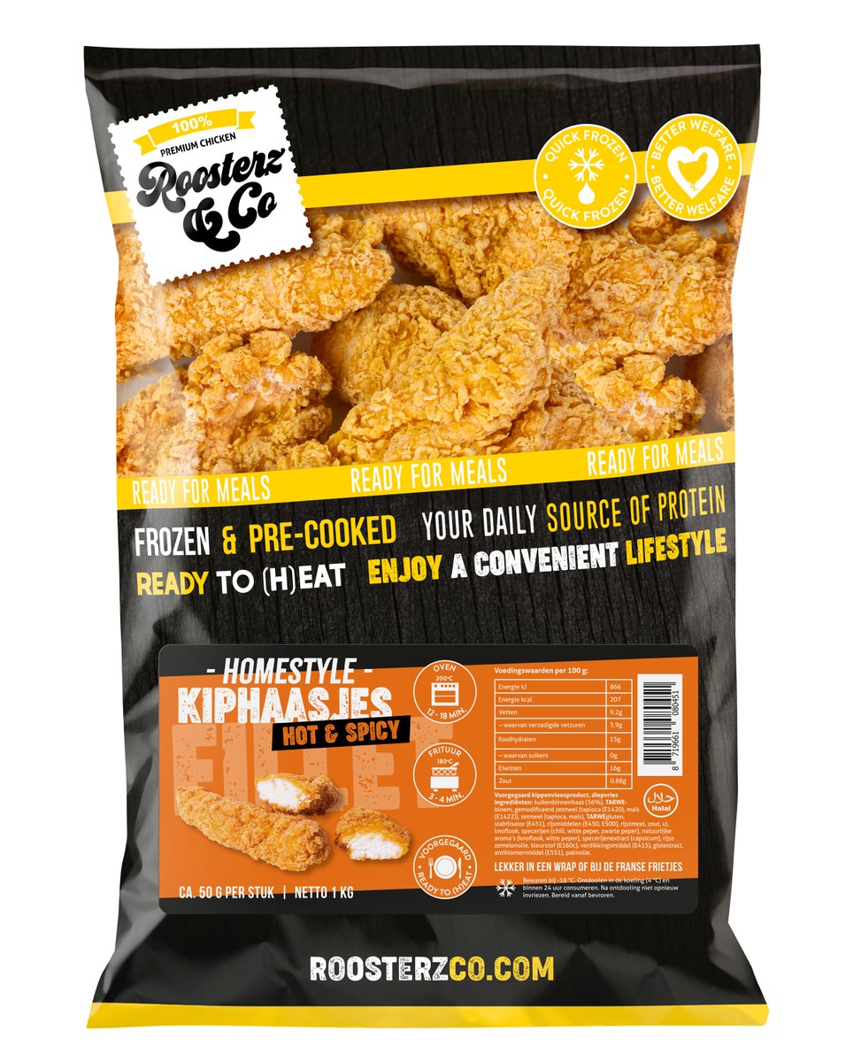 FOODSERVICE | Roosterz&amp;Co, het merk van Jan Zandbergen Group “Innovation that matters”, lanceert per direct een nieuwe lijn diepgevroren kipproducten voor de professionele keuken.

meat-co.nl/nl/nieuws/28-0…