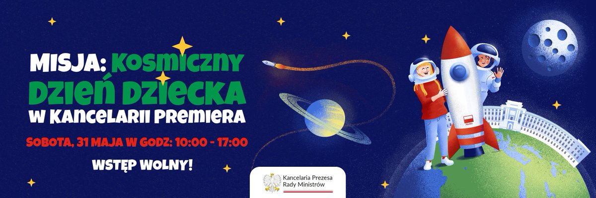 JSW S.A. (@jsw_sa) on Twitter photo W najbliższą sobotę w ogrodach <a href="/PremierRP/">Kancelaria Premiera</a> odbędzie się 🌌 Kosmiczny Dzień Dziecka. Zachęcamy do odwiedzenia stoiska Kopalni Wiedzy #JSW, gdzie czekać będzie wiele atrakcji! W najbliższą sobotę w ogrodach <a href="/PremierRP/">Kancelaria Premiera</a> odbędzie się 🌌 Kosmiczny Dzień Dziecka. Zachęcamy do odwiedzenia stoiska Kopalni Wiedzy #JSW, gdzie czekać będzie wiele atrakcji!