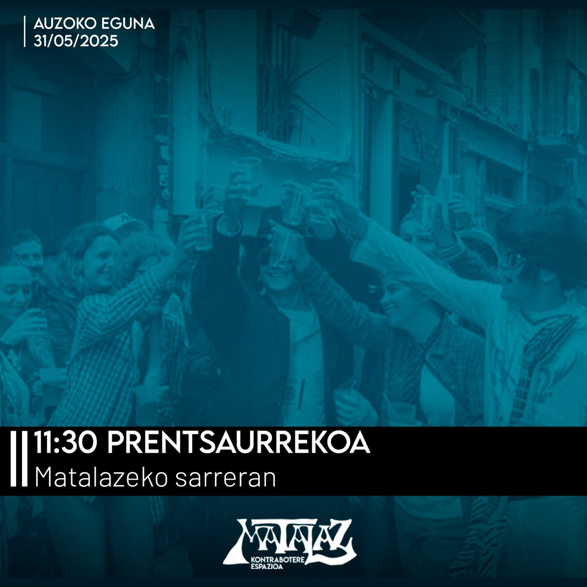 5 urte iada Matalaz sortu genuenetik... Hau Aurrera doa!🎉 Auzoko egunean prentsaurrekoa! Berriekin gatoz...