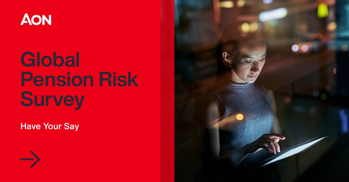 📢 Last chance to participate in our Global Pension Risk Survey! 

This survey is for anyone who is involved in Pensions and aims to understand your thoughts on DB and DC plans in the coming months and years.

Complete the survey today: aon.io/3G9orJ0