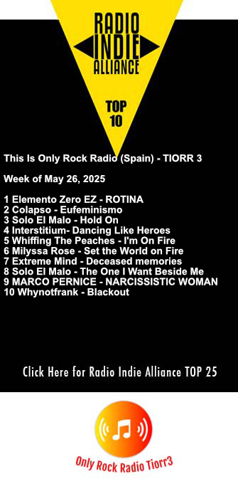 www.onlyrockradio.com (@only_rock_radio) on Twitter photo #Top10 #OnlyRockRadio #RadioIndieAlliance #SupportIndieArtists #spotifyplaylist
Top 10 onlyrockradio.com/tiorr3
1 Elemento Zero EZ <a href="/elementozeroez/">Elemento Zero - EZ Band (Perfil Oficial)</a> - ROTINA
2 Colapso <a href="/colapso_grupo/">Colapso</a> - Eufeminismo
3 Solo El Malo - Hold On
4 Interstitium <a href="/InterstitiumAu/">Interstitium (Band)</a> - Dancing Like Heroes
5 #Top10 #OnlyRockRadio #RadioIndieAlliance #SupportIndieArtists #spotifyplaylist
Top 10 onlyrockradio.com/tiorr3
1 Elemento Zero EZ <a href="/elementozeroez/">Elemento Zero - EZ Band (Perfil Oficial)</a> - ROTINA
2 Colapso <a href="/colapso_grupo/">Colapso</a> - Eufeminismo
3 Solo El Malo - Hold On
4 Interstitium <a href="/InterstitiumAu/">Interstitium (Band)</a> - Dancing Like Heroes
5