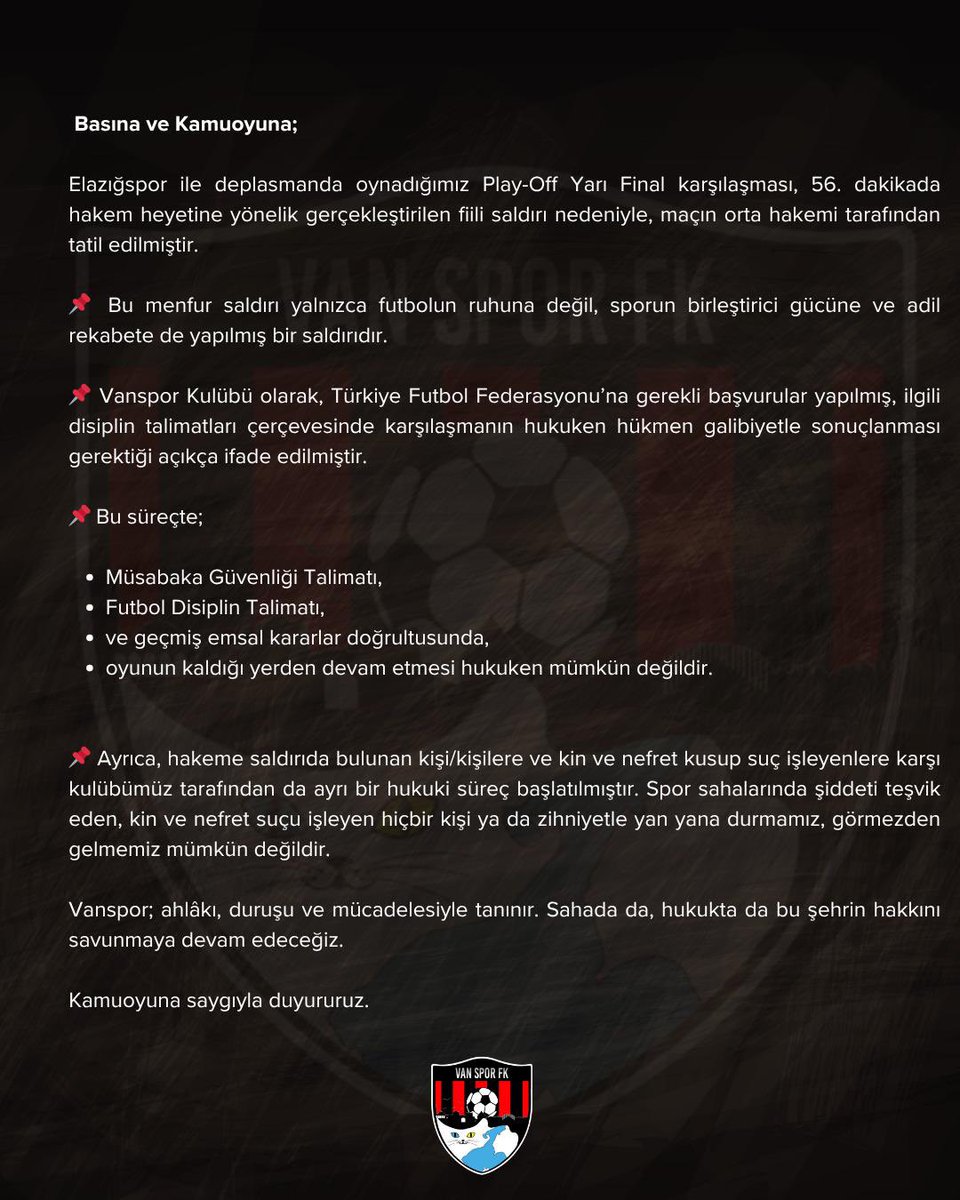 Basına ve Kamuoyuna