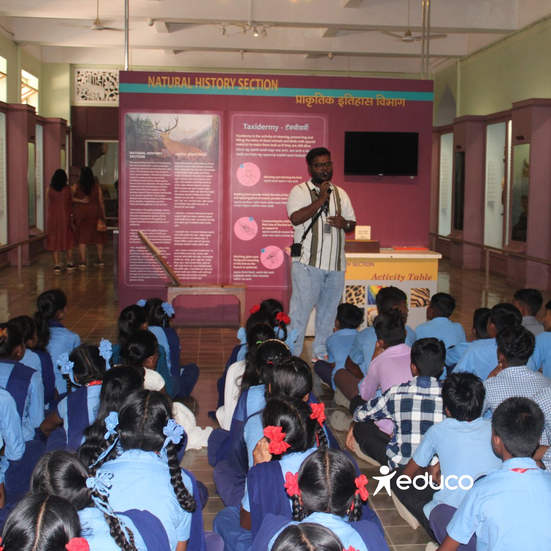 💡Learning beyond classrooms: Excursion to museum for children from Educo-Matruschaya social welfare society, Palghar
🚎Children witness the history of India from prehistoric to modern times through the visit to the Chhatrapati Shivaji Maharaj Vastu Sangrahalaya (<a href="/CSMVSmumbai/">CSMVS</a>) 🇮🇳