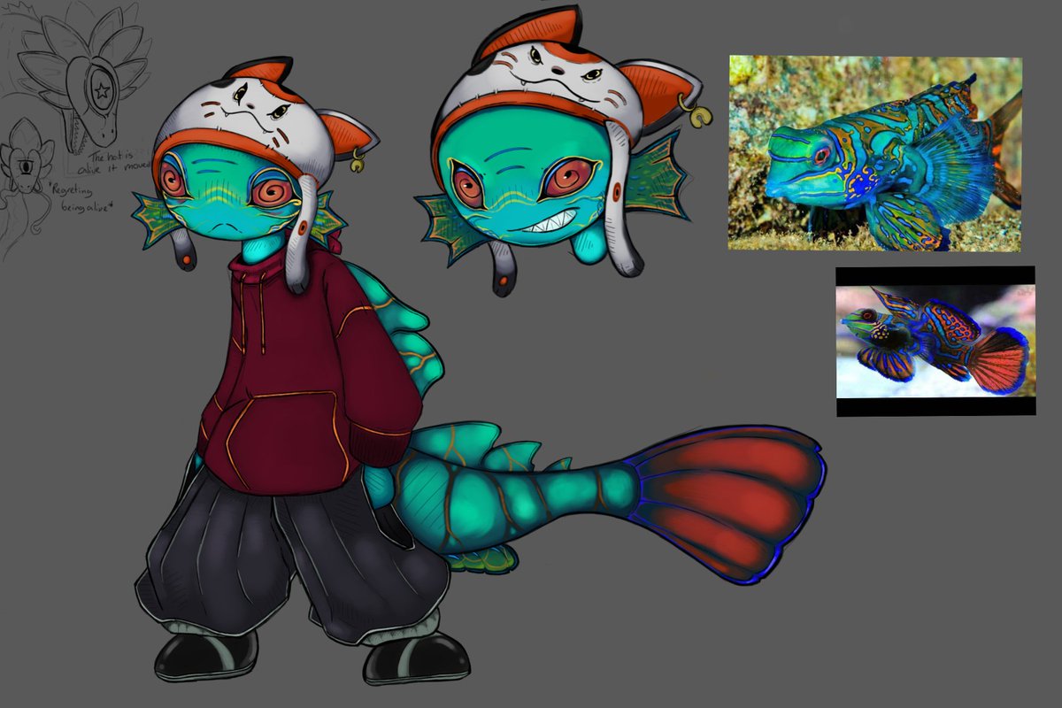 90000rippers's tweet image. Fortune
#fish #oc #fishoc #dragonet #mandarinfish #reference #art #digitalart