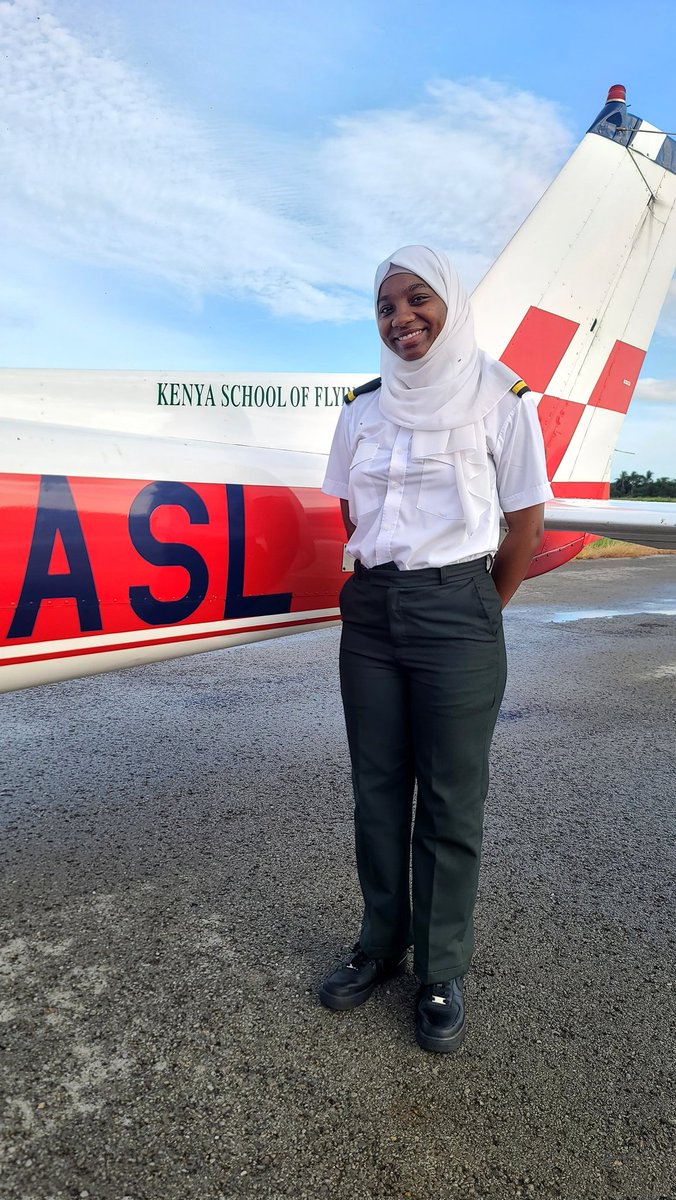 The_KSOF's tweet photo. Congratulations, Naila Kombo🥳🥳
Your first solo flight is a powerful reflection of your dedication and skill.
From stepping into the cockpit to a smooth touchdown-you truly owned the skies!
#KenyaSchoolofFlying #KSOF #FirstSoloFlight #PilotinProgress #WomenlnAviation https://t.co/i7mMQfOC06