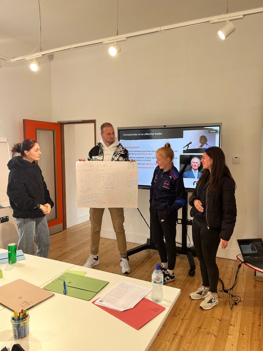 Creating leaders &amp; connecting young people with our #BeyondTheBall programme with <a href="/FundforIreland/">The International Fund for Ireland</a> ⚽️

It’s been a great two days in Ballinamore as a diverse group of young people completed their Level 1 in Leadership, exploring how to communicate, teamwork &amp; confidence building.